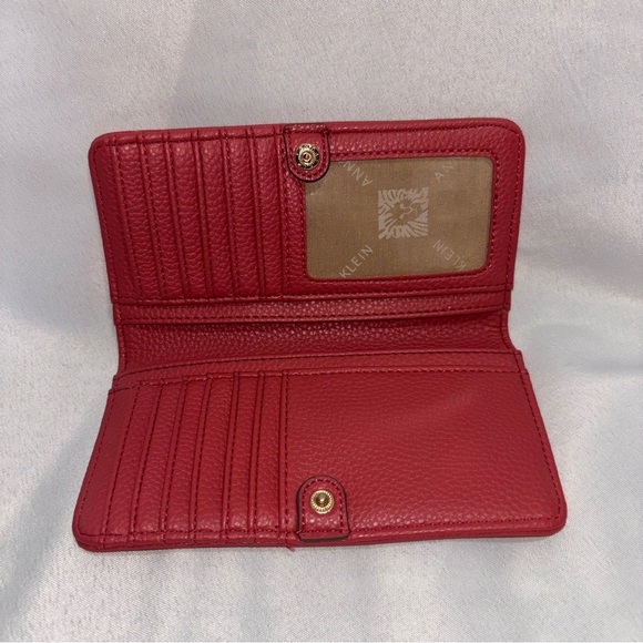 2/$30 Anne Klein Slim Bi Fold Wallet - Picture 4 of 8